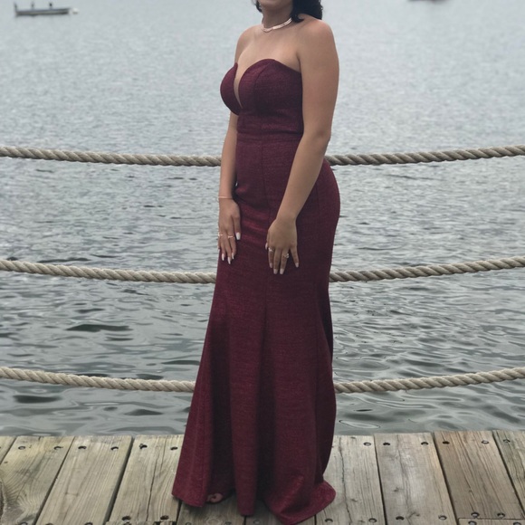 Camille La Vie Dresses Glitter Knit Mermaid Dress Sweetheart